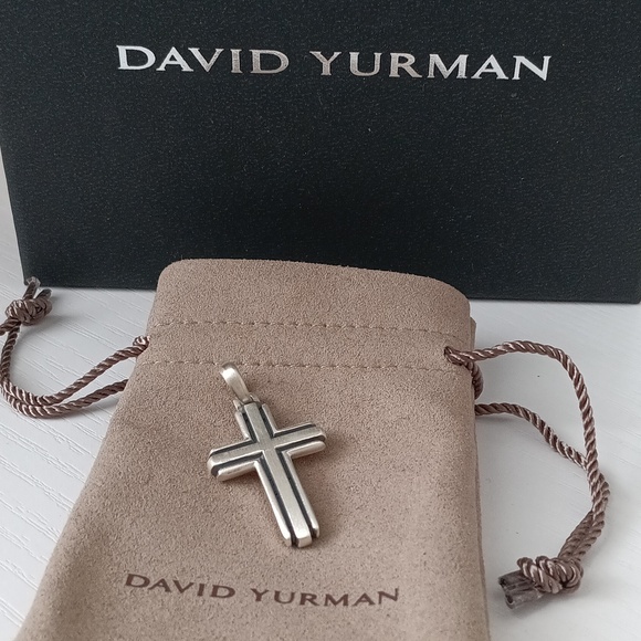 David Yurman Other - David Yurman Sterling Silver Large Deco Religious Cross Pendant